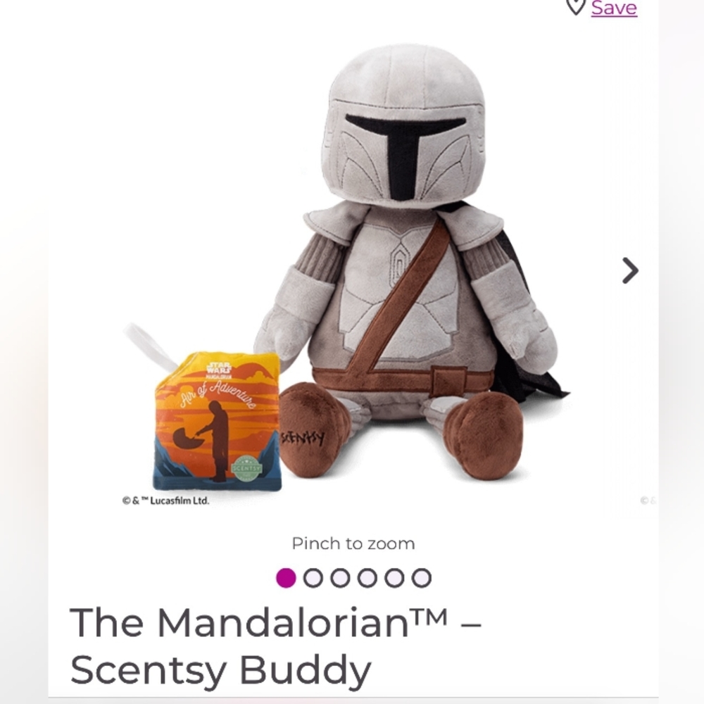 The Mandolorian Scentsy buddy
